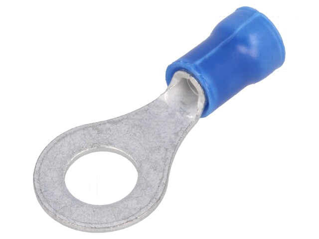 Uiteinde: oog; M6; Ø: 6,35mm; 1,04÷2,62mm2; klemmen; voor draad Uiteinde: oog; M6; Ø: 6,35mm; 1,04÷2,62mm2; klemmen; voor draad